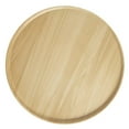 thumbnail image 7 of HUBERT® White with Light Wood Melamine Platter - 13" Dia, 7 of 7