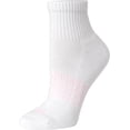 thumbnail image 3 of Hanes Women's Cushioned Ankle Socks, Absolute Active Ankle Socks For Women, Seamless Toe, 4-Pairs, 3 of 5