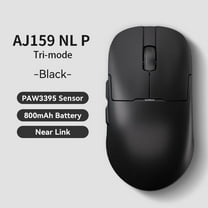 Ajazz AJ159 NL P New NearLink Edition Gaming Mouse Original Phase PAW3395 Ultra Long Life 800mAh Battery White