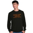 thumbnail image 5 of Scary Without A Costume Halloween Long Sleeve TShirt Men Women Brisco Brands X, 5 of 6