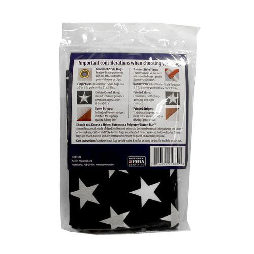 Annin & Co 2-1/2' X 4' Poly-Cotton . Banner Flag