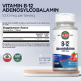 thumbnail image 2 of KAL B-12 Adenosylcobalamin ActivMelt 1000mcg 90ct, 2 of 7