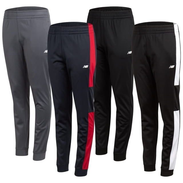 Pantalones deportivos New Balance para niños, paquete de 4, Active Tricot Jogger 14-16