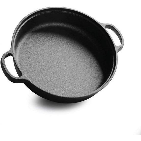 Pre-Seasoned Cast Iron Grill Skillet Pan.cast Iron Skillet 9-inch Masterclass Cookware for Barbecue, Stove, Oven or Camping