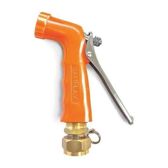 Sani-Lav Spray Nozzle, 3/4" Female, 120 psi, 6.5 gpm, Safety Orange N2S17
