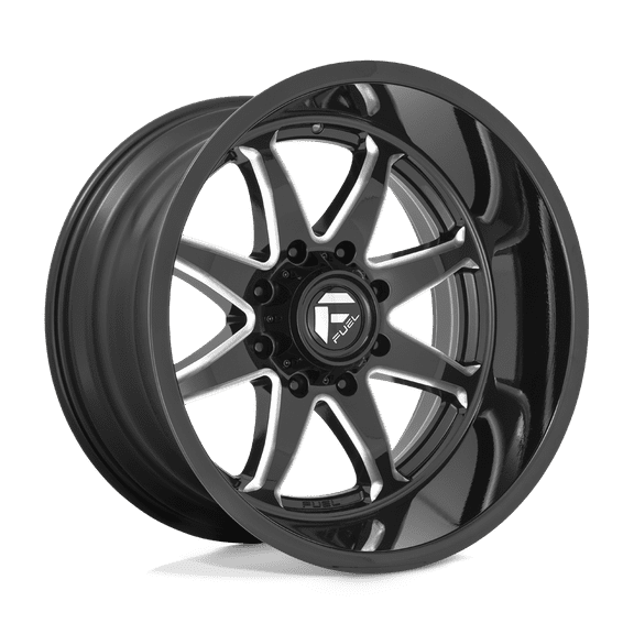 Fuel D749 Hammer 20X9 8X170 1Et 125.2Cb Gloss Black Milled Wheel