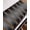 Black, variant on Black Grey Stair Treads for Wooden Steps Indoor Runner Rug Carpet, Modern Abstract Diamond Luxury Gradient 4 Pieces Peel and Stick Staircase Step Treads Covers Washable Throw Door Mats, 30"x8"