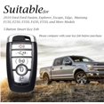 thumbnail image 4 of Para Ford Fusion F150 Explorer Mondeo Funda de cuero para mando a distancia de coche (rojo), 4 of 4