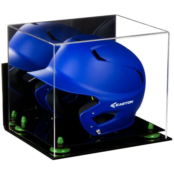 Acrylic Baseball Batting Helmet Display Case with Mirror, Wall Mount