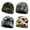 White Camouflage+Black Camouflage+Multicolor+Camouflage, variant on Cheers.US Mens Winter Warm Hats, Plain Beanie Cuff Toboggan Cap, Sweat-absorbent Windproof for Daily-2Pcs