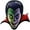 Dracula Design, variant on PMU Halloween Flying Ghost 24 Inch Mylar-Foil Balloon (10/pkg) Pkg/1