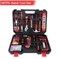 thumbnail image 1 of Hand Tool Set Household Repair Hand Tool Kit Woodworking Electrician Hand Tool Box DIY Ratchet Spanner Wrench Socket Set ,Widely Compatible, 1 of 7