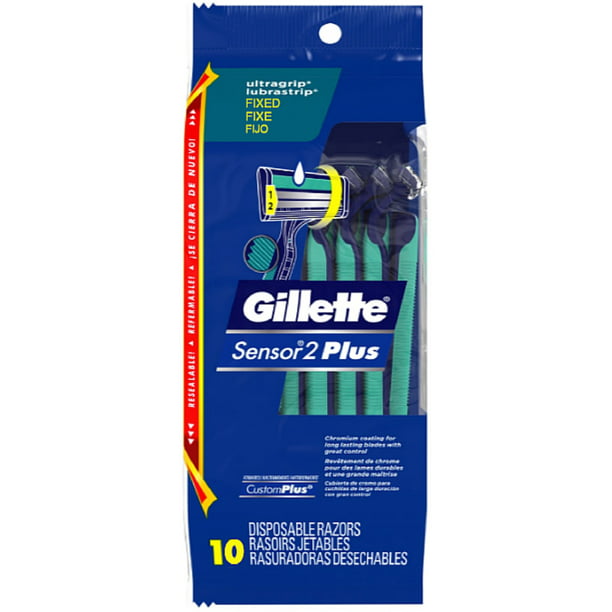 Gillette Sensor 2 Pus Razors 10 Each - Walmart.com - Walmart.com