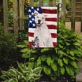 thumbnail image 2 of White Staffie Bull Terrier Patriotic Garden Flag, 2 of 5