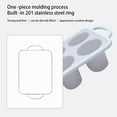 thumbnail image 4 of Moldes para hornear antiadherentes de 6 tazas, molde para hornear, cupcakes, herramienta de decoración, accesorios, molde, círculo esférico Herramientas y accesorios para hornear gris y verde Toystoory HA080611-02, 4 of 6