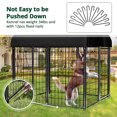 thumbnail image 5 of SINGES Large Outdoor Dog Kennel, 4ft x 4.2ft x 4.5ft Fence with UV-Resistant Oxford Cloth Roof & Secure, 5 of 7