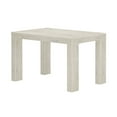 thumbnail image 3 of Plank+Beam 48" Modern Dining Table for 4, Solid Wood Rectangular Dining Table for Kitchen/Dining Room, White Sand Wirebrush, 3 of 9