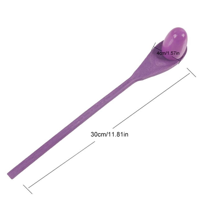 Spoon Egg Lightweight Kids Toy Wood Egg Relay Race Game For Training