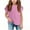 Pink, variant on Mwjwdo Girls' Summer T Shirts Cotton Linen Blouse Petal Short Sleeve Crewneck Cute Casual Tops for Kids Teens Black 11 Years