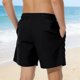 thumbnail image 4 of Odeerbi 6-14 Años Niños Color Sólido Pantalones Cortos de Playa Seco Rápido Con Bolsillos Elásticos Pantalones Cortos de La Tabla de La Cintura, 4 of 9