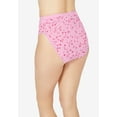 thumbnail image 3 of Comfort Choice Plus Size Hi-Cut Cotton Brief 5-Pack, 3 of 6