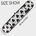thumbnail image 3 of Dailycode Double Sided Oven Mitt with Loop Heat Resistant Kitchen Long Potholders 7" x 35" Black Cute Mushrooms, 3 of 6