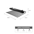 thumbnail image 4 of TUHOME stainless steel Pull Out Trousers Rack 11 Arms Black Clothes Organizer, 4 of 7