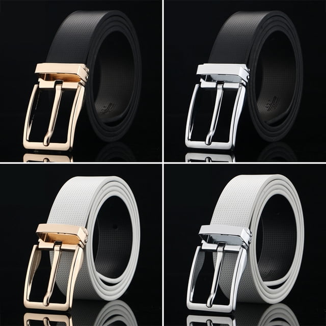 pitrice Fashionable Pants Belt Style With Mens Accessory Handmade With Meticulous L63 Gold White 5Set