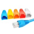 thumbnail image 3 of Yxq 100 Piezas Cat5E Cat6 Rj45 Cable De Red Ethernet Botas De Alivio De Tensión Conector De Cable Cubierta De Enchufe (10 Colores), 3 of 4