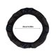 thumbnail image 2 of ¡Precios Bajos!, Funda para volante de coche elástica sin anillo interior de fibra de carbono de cuero para todas las estaciones, funda universal antideslizante para manillar interior de coche, 2 of 8