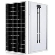 ECO-WORTHY 100 Watt 12 Volt Monocrystalline Solar Panels (Compact Size)