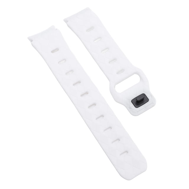 Football Texture Quick Release Silicone Watch Band, Replacement Silicone Band, Dual Color for Galaxy Watch 6 5 4, Cracked Design Offers Fit for Smartwatch