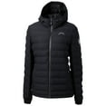 thumbnail image 2 of Women's Cutter & Buck Black Los Angeles Chargers Mission Ridge Repreve- Eco Insulated Full-Zip Hoodie Puffer Jacket, 2 of 3