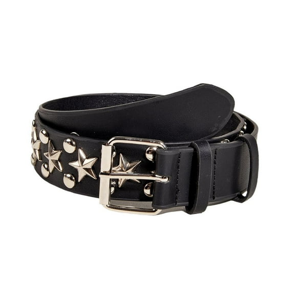 PU Leather Belt Women Star Rivet Belt Adjustable Metal Buckle Fashion Waistband Width 3.8cm Waist Belt for Lady Girls Casual Trousers Pants