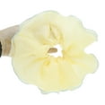 thumbnail image 2 of Unique Bargains 1 Pc Scrunchie Fashion Oversized Mesh Hair Elastics Yellow, 2 of 5