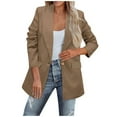 thumbnail image 2 of Pntutb moda mujer Casual bolsillos manga larga Casual sólido abrigo cárdigan blusa Pntutb Pntutb-2716, 2 of 7