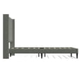 thumbnail image 4 of Glenwillow Queen Size Contemporary Wood Composite Platform Bed, Gray, 4 of 7