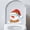 Carrot Nosed Snowman, variant on Christmas Santa Claus Toilet Cover Stickers, Waterproof Elk Reindeer Elf Toilet Lid Sticker, Xmas WC Toilet Seat Decal Bathroom Decoration (Long Eared Elf)