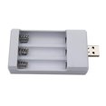 thumbnail image 1 of Cargador de batería universal de salida USB adaptador de 3 ranuras para batería Aa Aaa, 11 Feliz Sencillez, 1 of 5