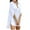 White, variant on Bigersell Mother Of the Bride Dresses for Wedding Women's Solid Color V-neck 3/4 Sleeve Beach Sunscreen Shirt Dress Valentines Dress Women Shirt Dress Dresses, Style 3480, Green L