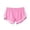 1496#Pink, variant on Womens Gym Shorts Dolphin Hem Casual Athletic Summer Running Booty Outfits Dance Elastic Red 2XL
