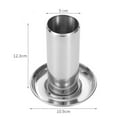 thumbnail image 2 of Beer Can Chicken Roaster Stand - Stainless Steel Vertical Chicken Roaster for BBQ, Grill, Oven - Beer Can Chicken Holder for Juicy, Flavorful Roast Chicken, 2 of 4