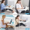 thumbnail image 4 of Livhil Large Lap Desk for Bed | Laptop Table, Portable Lap Desk  for Adults, White, 4 of 8