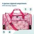 thumbnail image 4 of Wildkin Kids Weekender Duffel Bag for Boys and Girls, 22 Inch (Magical Unicorns Pink), 4 of 8
