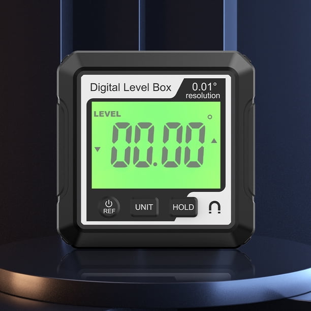 TB&W Digital Angle Gauge Tester LCD 360 Degree Inclinometer Precision ...