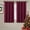 Burgundy Red, variant on Blackout Curtain for Living Room Small Window Kitchen Blackout Curtains 45 inch Length Energy Saving Solid Grommet Blackout Drape, One Panel Stone Blue, 52" W x 45" L