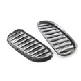 thumbnail image 3 of 2 piezas de rejilla de riñón delantera marco ABS estilo automático rejilla central exterior rejilla de parachoques apto para BMW Z4 E85 E86 2003-2008 Soledad Rejillas delanteras del riñón, 3 of 5
