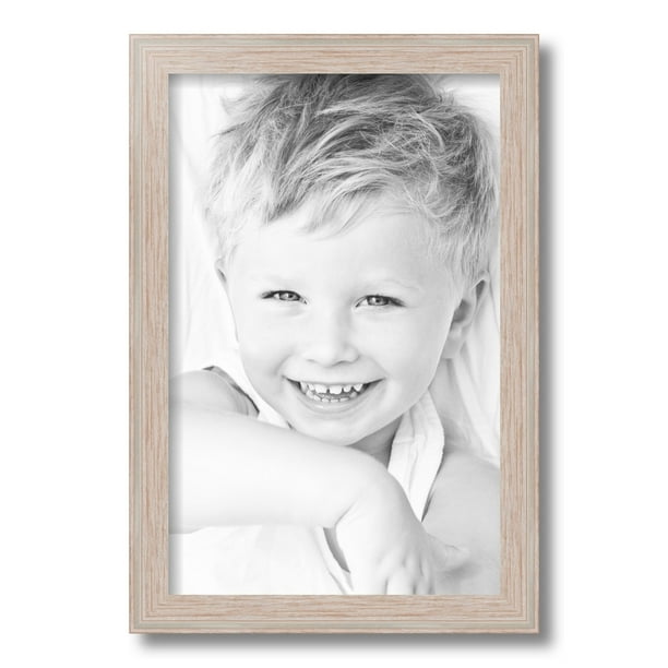 ArtToFrames 11x17 Inch Contrast White Picture Frame, This White Wood