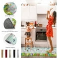 thumbnail image 6 of Kitchen Rug Sets 2 Piece Happy Easter Rabbits Butterfly Eggs Non Slip Anti Fatigue Floor Mats Teal Green Wood Plank Comfort Soft Absorb Cushioned Standing Doormat Runner Rugs (19.7x31.5+19.7x47.2in), 6 of 6