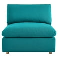 thumbnail image 4 of Modway Commix 6-Piece Down Filled Overstuffed Sectional Sofa in Teal, 4 of 10